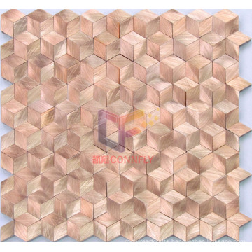 Featured Rhombic Aluminium Metal Mosaic (CFA44)